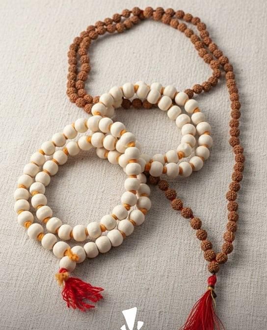 Rudraksha and Tulsi Mala
