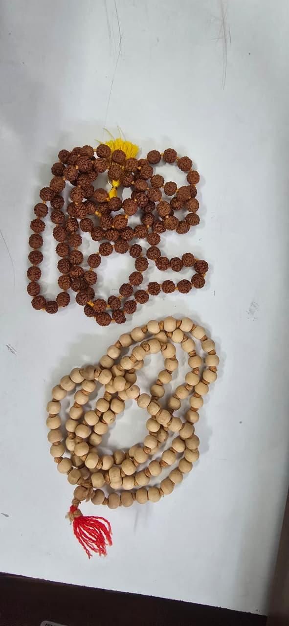Rudraksha and Tulsi Mala